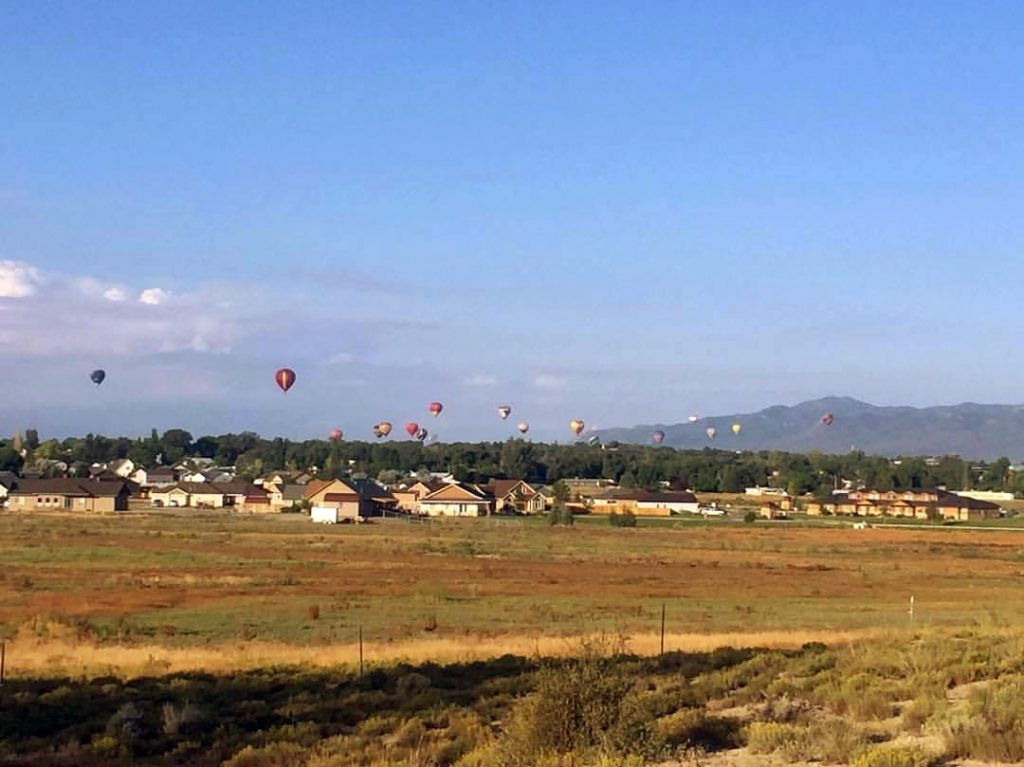 My Kind of Livable: A plethora of wonderful events bring visitors to our community. The hot air balloon launch from Parque de Vida in August always beautifies our morning skies. Occasionally they will pass right over our house (depending on that Colorado wind).